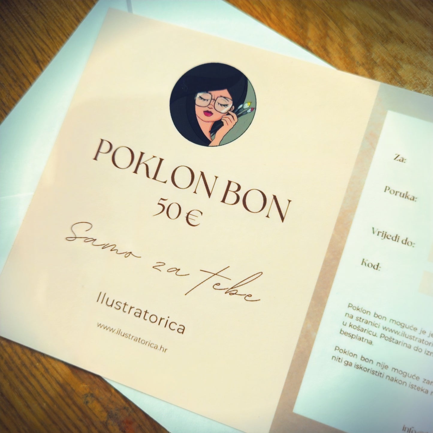 Poklon bon ilustratorica oslikane kute personalizirane unikati poklon za tetu odgojiteljicu odgojitelje odgajatelje