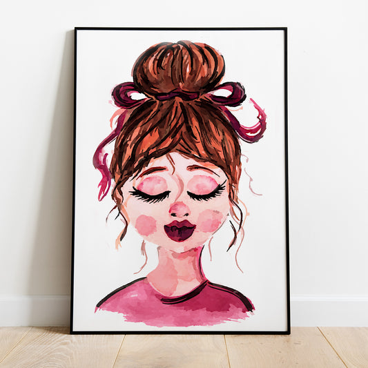 Poster Messy bun