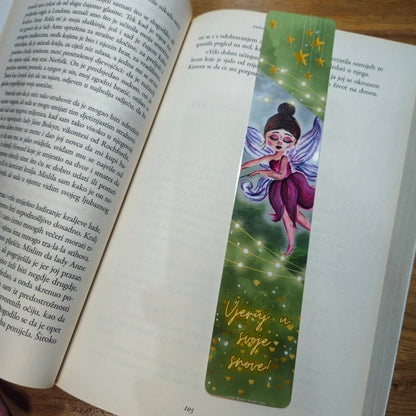 bookmark, označivač stranica, personalizirani, straničnik, knjižara, knjige, čitajmo zajedno, volim čitati, poklon uz knjigu