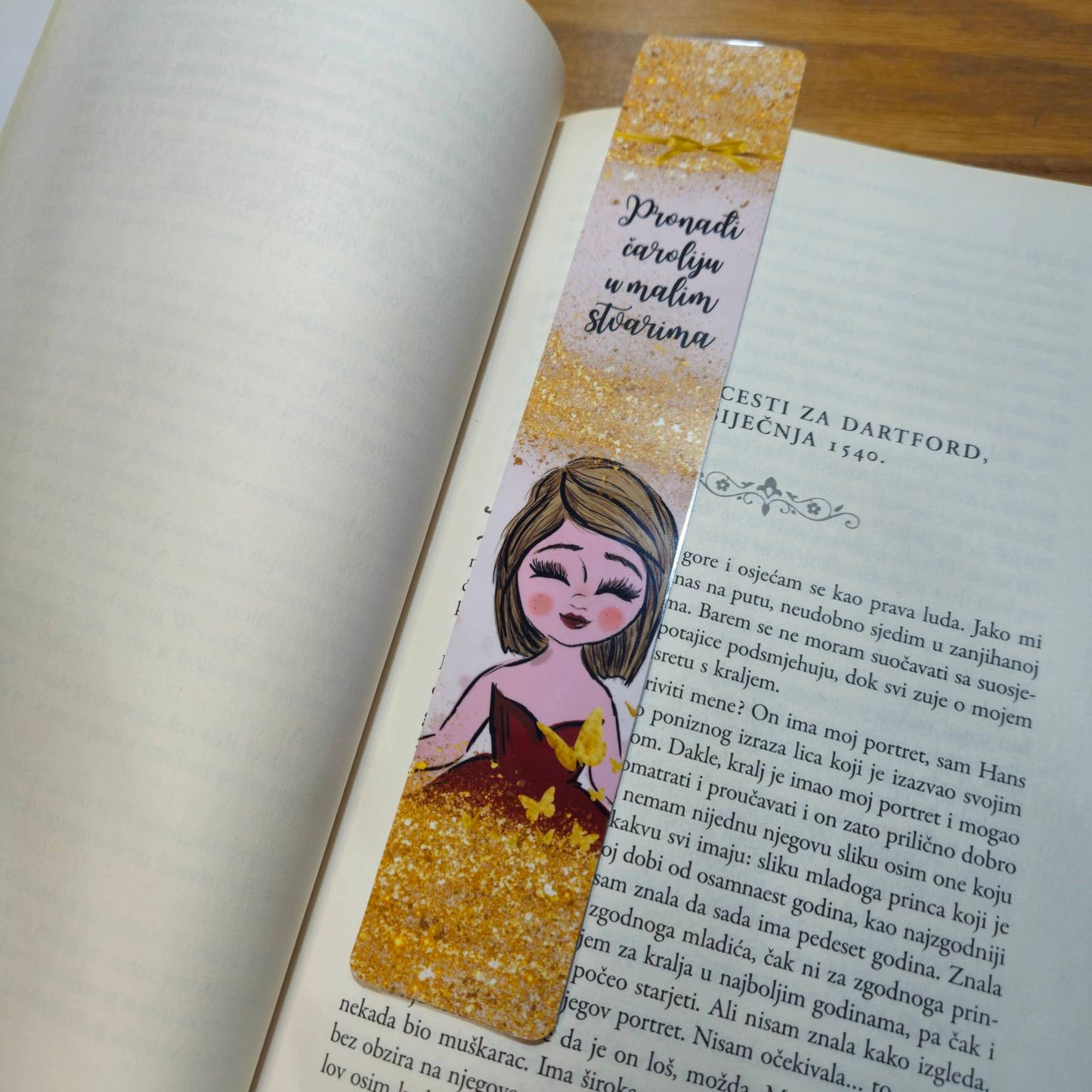 bookmark, označivač stranica, personalizirani, straničnik, knjižara, knjige, čitajmo zajedno, volim čitati, poklon uz knjigu