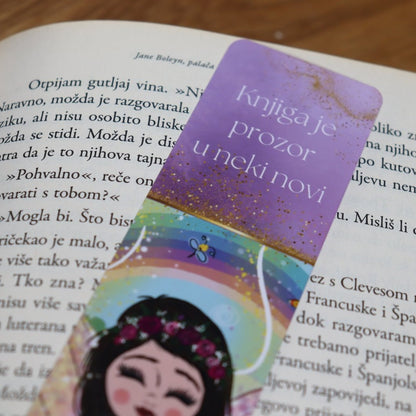 označivač stranica bookmark, straničnik, volim čitati, knjižara, personalizirani, personalizirano, poklon uz knjigu