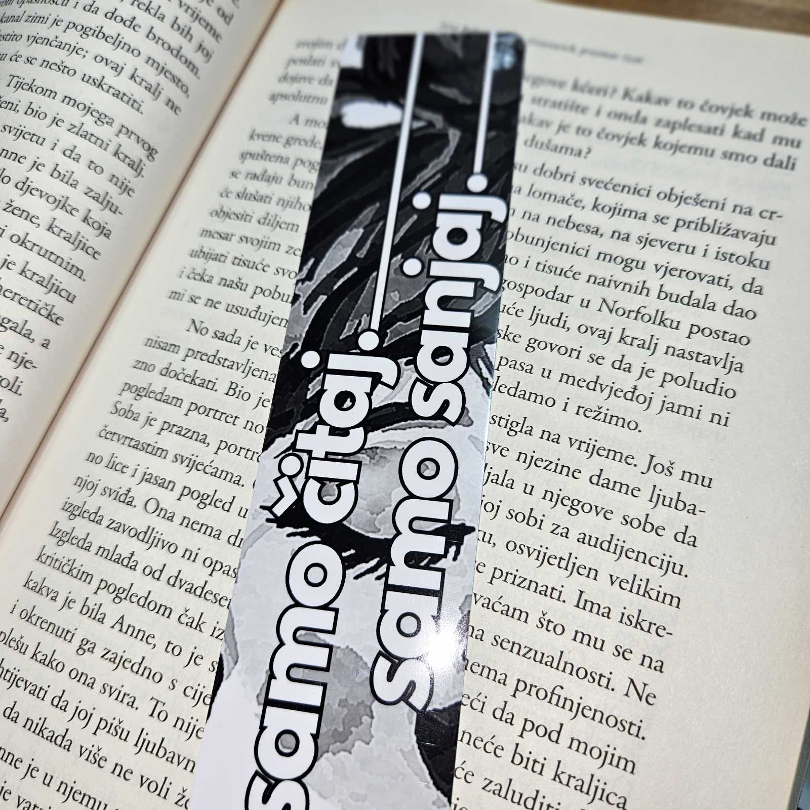 bookmark, označivač stranica, personalizirani, straničnik, knjižara, knjige, čitajmo zajedno, volim čitati, poklon uz knjigu